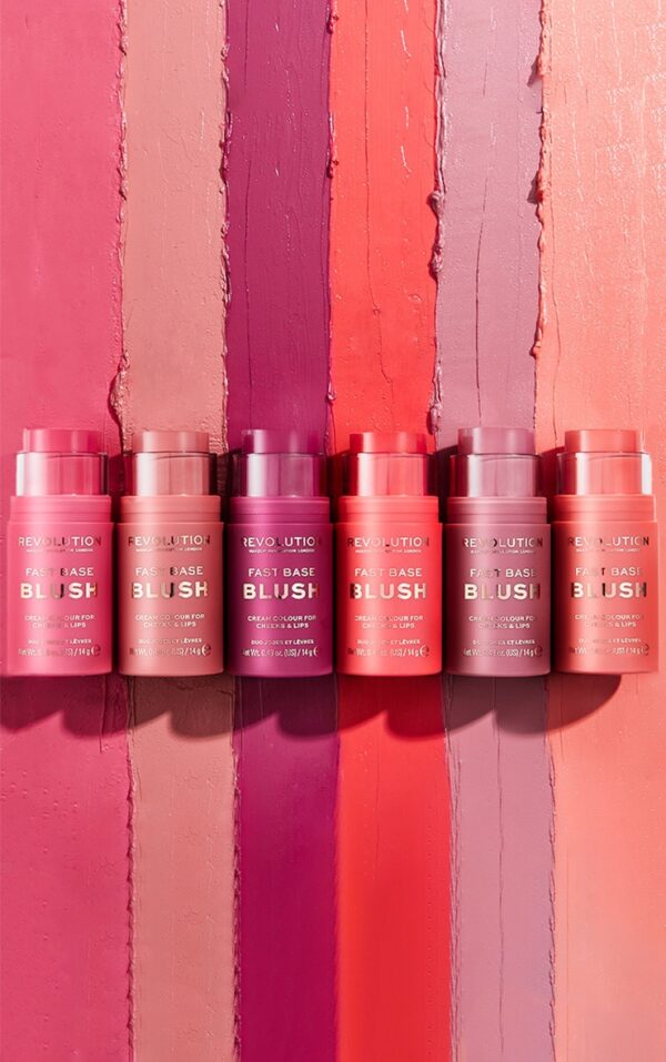 رژ گونه استیکی رولوشن مدل فست بیس رنگ بلاش Blush