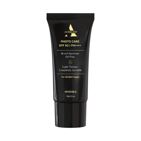 ضد آفتاب بی‌ رنگ فاقد چربی اورلین Aurelène Photocare SPF 50+ حجم 40 میل