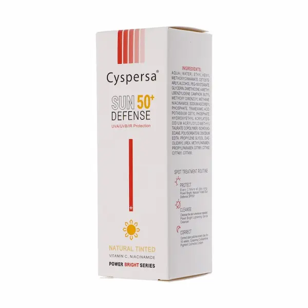 کرم ضد‌آفتاب سیسپرسا SPF 50 مناسب پوست های حساس و نرمال