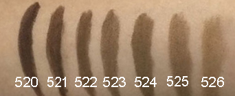پودر ابرو لچیک شماره 524 رنگ قهوه‌ای شکلاتی