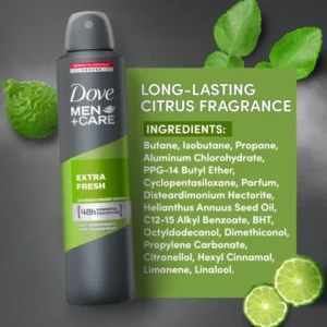 اسپری ضد تعریق مردانه داو Dove مدل EXTRA FRESH حجم 250 میل