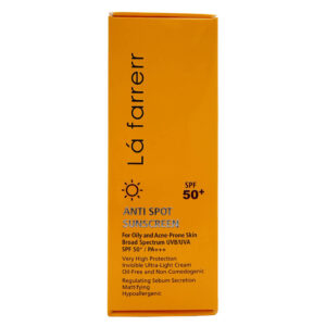 کرم ضد آفتاب لافارر پوست چرب SPF 50 