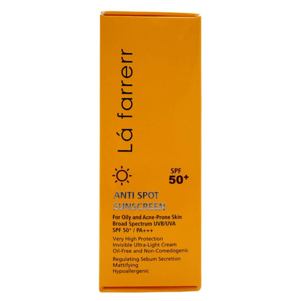 کرم ضد آفتاب لافارر پوست چرب SPF 50 