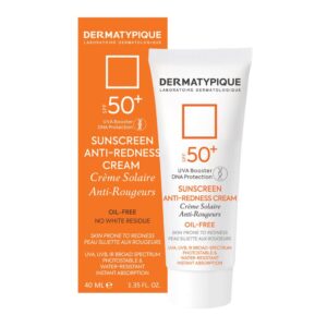 ضدآفتاب پوست حساس درماتیپیک بدون رنگ SPF50 حجم 40 میل