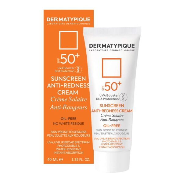 ضدآفتاب پوست حساس درماتیپیک بدون رنگ SPF50 حجم 40 میل