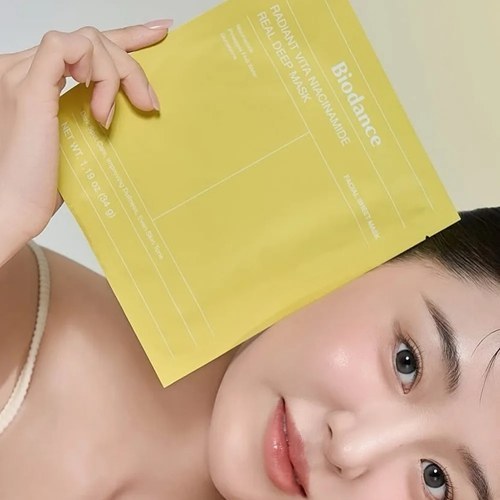 ماسک ورقه‌ای بایودنس مدل Niacinamide Bright Hydro 