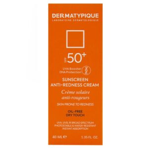 ضدآفتاب پوست حساس درماتیپیک بدون رنگ SPF50 حجم 40 میل