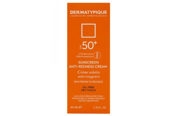 ضدآفتاب پوست حساس درماتیپیک بدون رنگ SPF50 حجم 40 میل