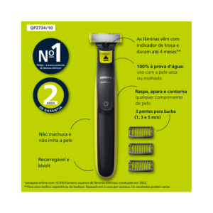 ماشین اصلاح فیلیپس OneBlade Original مدل 10/QP2724‎