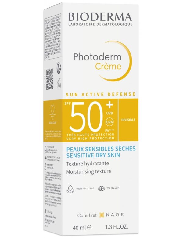 کرم ضد آفتاب بایودرما آکوافلویید SPF50‎ حجم 40 میل