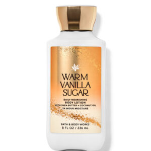 لوسیون بدن بث اند بادی ورکز مدل Warm Vanilla Sugar حجم 236میل