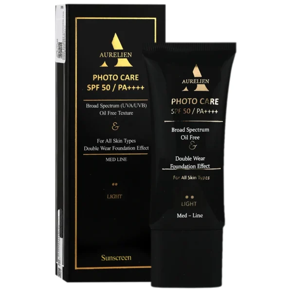 کرم ضد آفتاب فاقد چربی SPF50 فوتوکر بژ روشن 40 میل