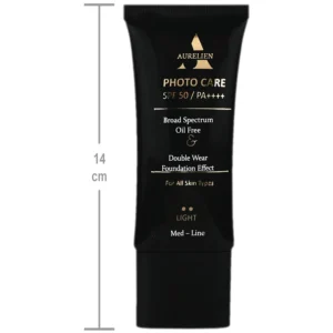 کرم ضد آفتاب فاقد چربی SPF50 فوتوکر بژ روشن 40 میل