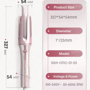 فر کننده مو شیگلم مدل Cupid's Charm One-Touch سایز 19 میلی متر