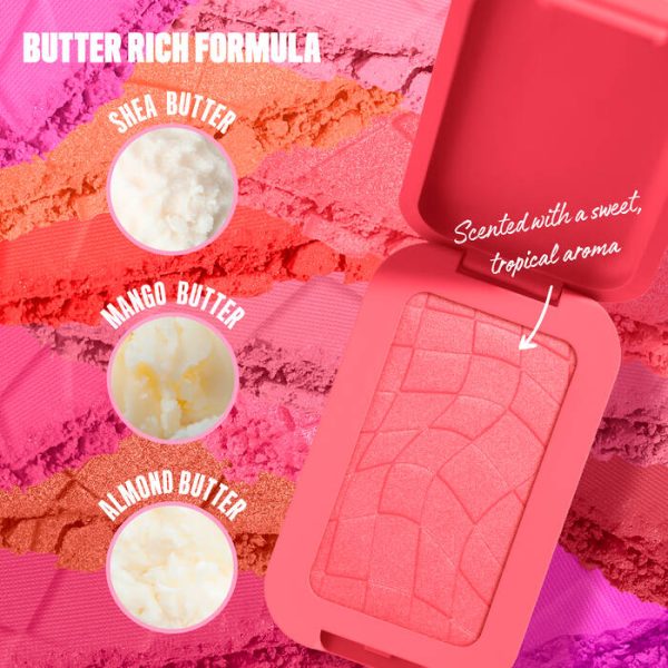 رژگونه پودری نیکس NYX مدل Buttermelt Blush رنگ Getting Butta شماره BMBL08