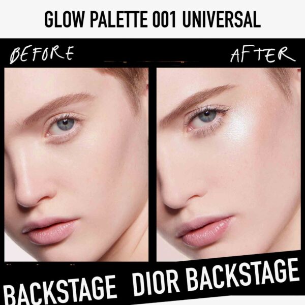 پالت رژگونه و هایلایتر دیور DIOR مدل بک استیج 001 Universal