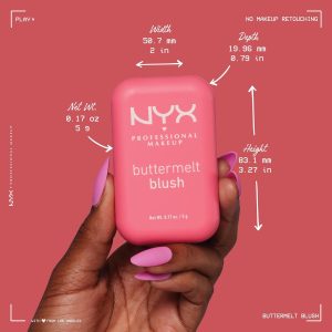 رژگونه پودری نیکس NYX مدل Buttermelt Blush رنگ 02 Butta Together