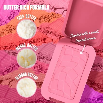 رژگونه پودری نیکس NYX مدل Buttermelt Blush رنگ 02 Butta Together