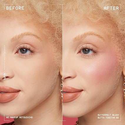 رژگونه پودری نیکس NYX مدل Buttermelt Blush رنگ 02 Butta Together