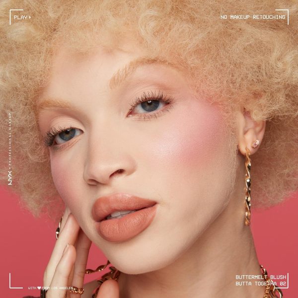 رژگونه پودری نیکس NYX مدل Buttermelt Blush رنگ 02 Butta Together