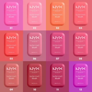 رژگونه پودری نیکس NYX مدل Buttermelt کد 09(رنگ Feeling butta)