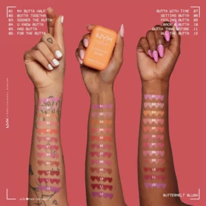 رژگونه پودری نیکس NYX مدل Buttermelt کد 09(رنگ Feeling butta)