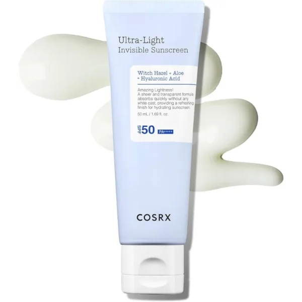 ضد آفتاب کوزارکس اولترا لایت SPF 50 حجم ۵۰ میل