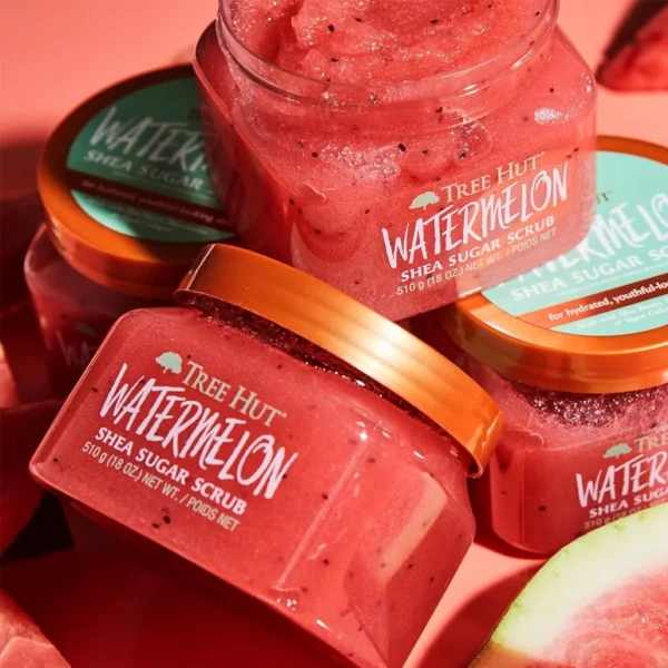اسکراب بدن شکری تری هات مدل watermelon حجم 510گرم