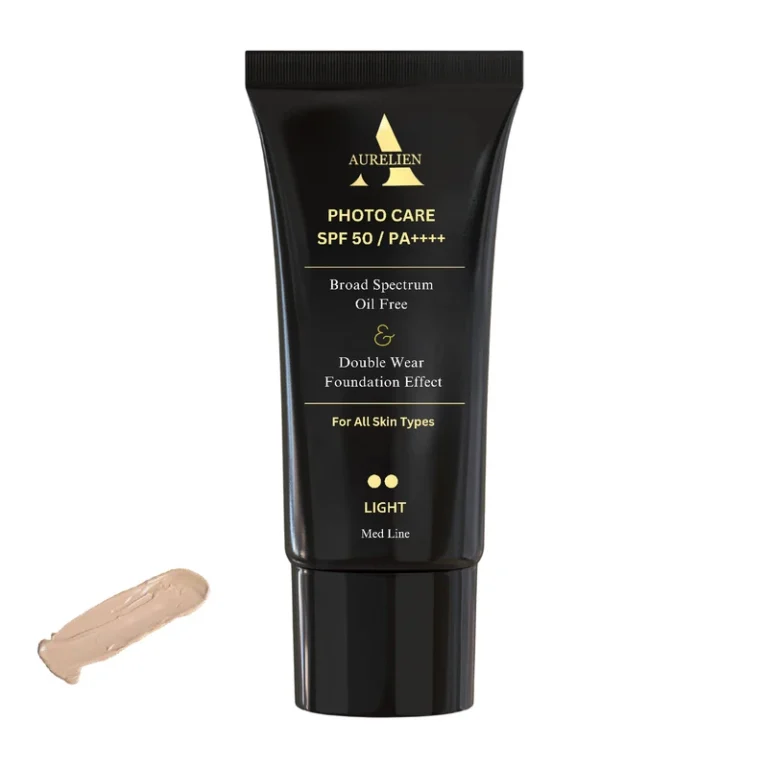 کرم ضدآفتاب رنگی اورلین SPF50 مدل 01 photo care حجم 40 میل