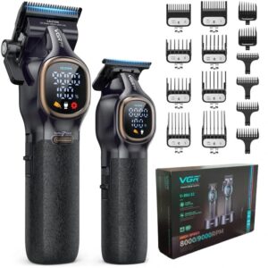 ماشین اصلاح موی سر و صورت وی جی ار مدل V-886 S2 مجموعه 2 عددی