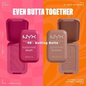 رژگونه پودری نیکس NYX مدل Buttermelt کد 09(رنگ Feeling butta)