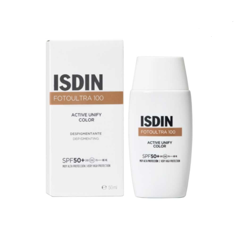 ضد آفتاب رنگی اکتیو یونیفای ایزدین SPF50 حجم 50میل