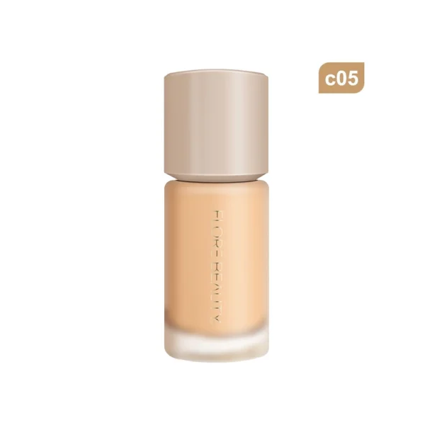 کرم پودر فلور بیوتی مدل ANTI-POLLUTION شماره C05 رنگ بژ طبیعی مناسب پوست خشک 30 میل