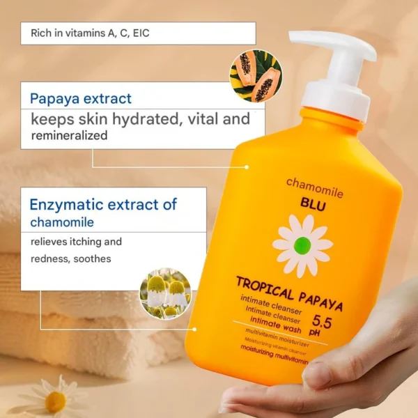 ژل بهداشتی بانوان کامومیلا مدل Moisturizer حجم 300 میل