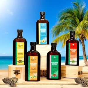 روغن مو و پوست سر نیچر اسپِل مدل Jamaican Black Castor and Hemp Oil Blend حجم 150 میل