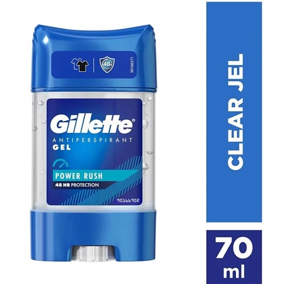 مام ژله ای ژیلت پاورش راش 48 ساعته مدل Gillette power rush حجم 70 میل