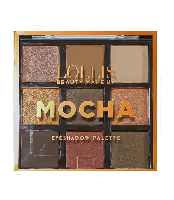 پالت سایه چشم لولیس مدل Mocha مناسب آرایش چشم گرم و روزانه