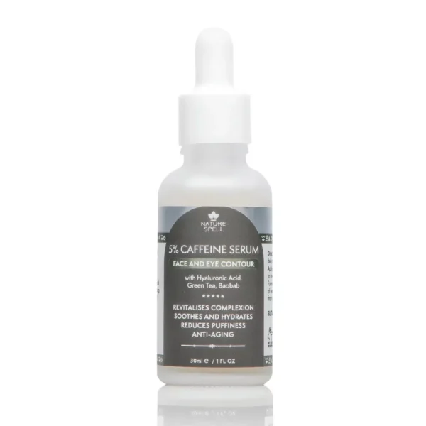سرم نیچر اسپل 5% کافئین کانتور صورت و چشم 30ml