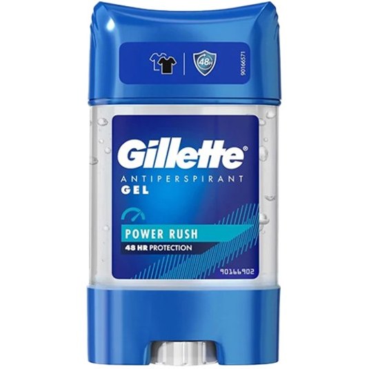 مام ژله ای ژیلت پاورش راش 48 ساعته مدل Gillette power rush حجم 70 میل