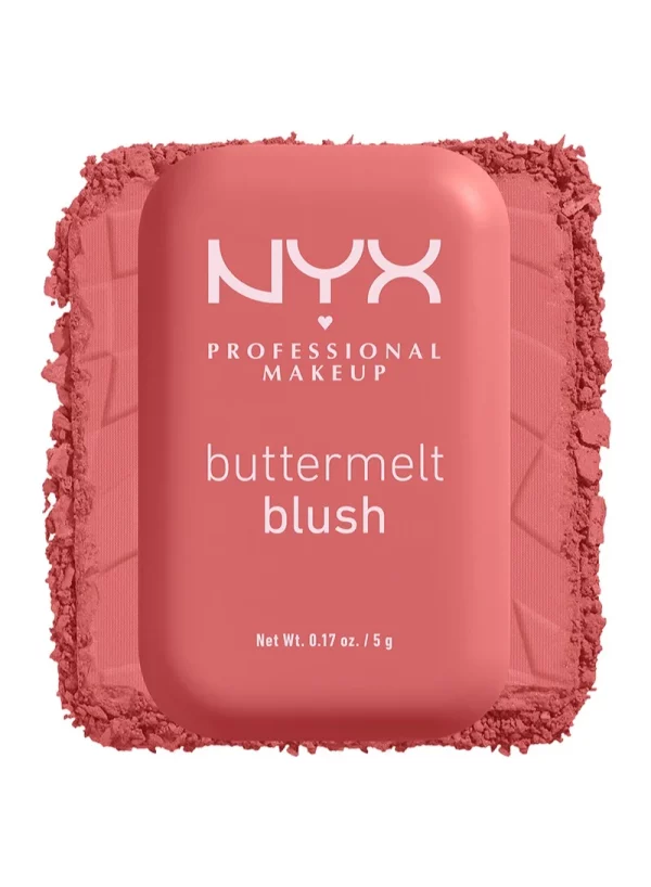 رژگونه پودری نیکس NYX مدل Buttermelt Blush رنگ Feeling Butta شماره 09