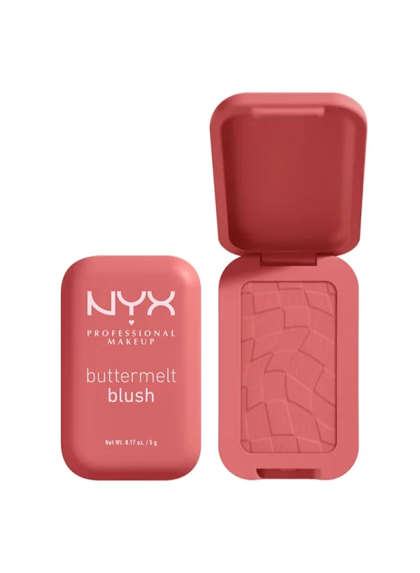 رژگونه پودری نیکس NYX مدل Buttermelt Blush رنگ Feeling Butta شماره 09