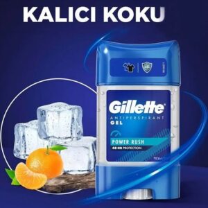 مام ژله ای ژیلت پاورش راش 48 ساعته مدل Gillette power rush حجم 70 میل