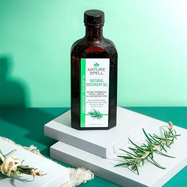 روغن ضدریزش مو نیچر اسپل رزماری مخصوص کف سر مو و بدن 150میل