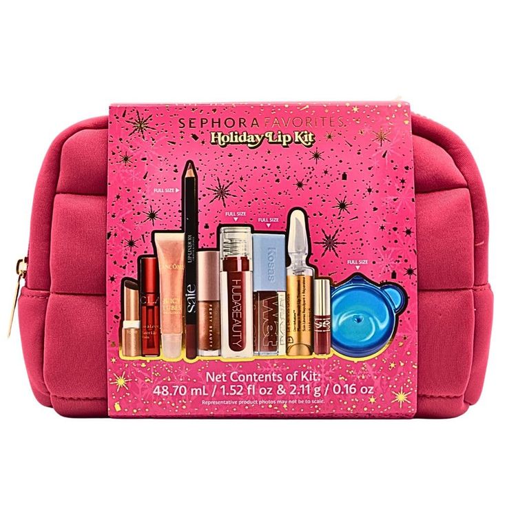 پک رژلب سفورا مدل Sephora Favorites Holiday Lip Kit