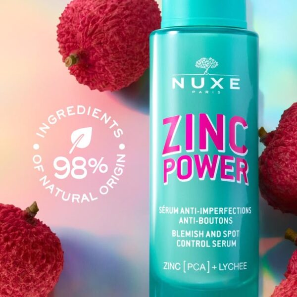 سرم پاورزینک نوکس ضد‌ جوش و کنترل لک NUXE Zinc Power حجم 30‌میل