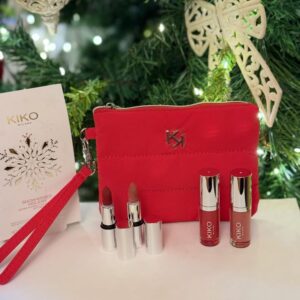 ست 4‌عددی رژ‌لب مینی کیف قرمز کیکو میلانو مدل Snow-Kissed