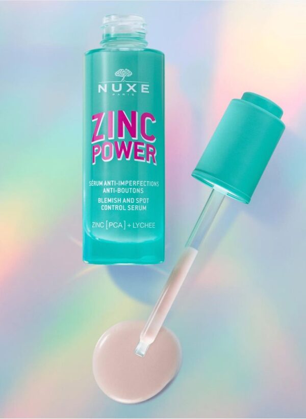 سرم پاورزینک نوکس ضد‌ جوش و کنترل لک NUXE Zinc Power حجم 30‌میل