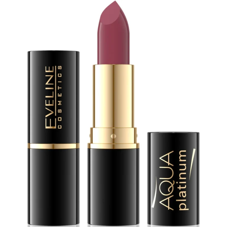 رژ لب جامد اولاین Eveline مدل Aqua Platinum شماره 602