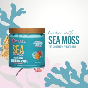 ماسک ژلی مو ضد ریزش مایل ارگانیکس مدل Sea Moss مخصوص موهای فر 235 میل