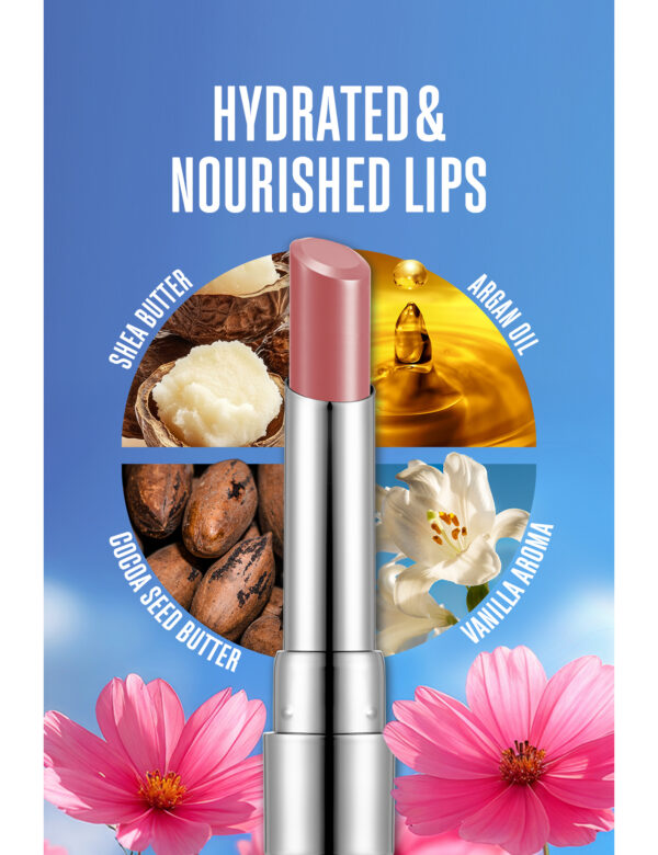 رژ لب جامد فلورمار مدل SHEER UP رنگ ROSY LUST شماره 011